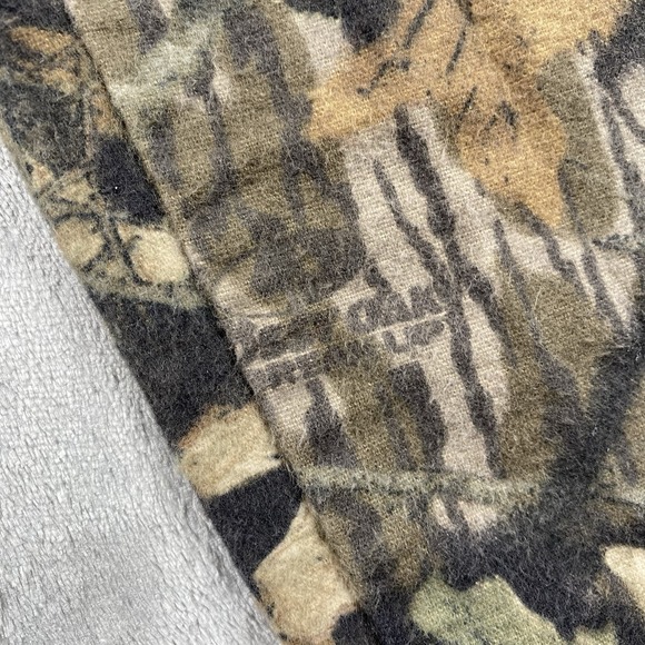 Vintage Mossy Oak Pants Mens Size M Break Up Camo Pleated Chamois Hunting USA - Picture 4 of 14